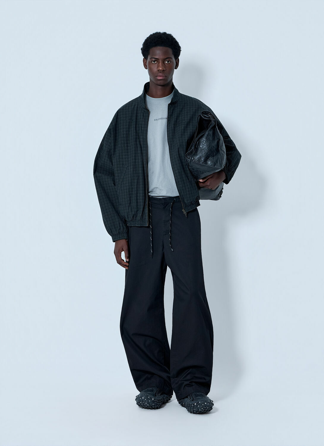 Balenciaga Checked Zip Jacket
