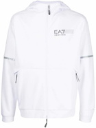 EA7 - Logo Cotton Blend Hoodie