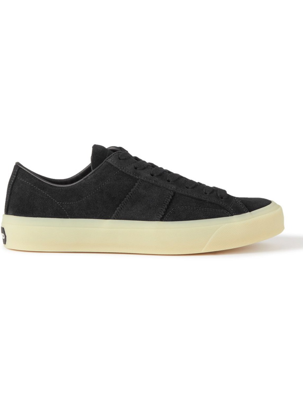 Photo: TOM FORD - Cambridge Suede Sneakers - Black