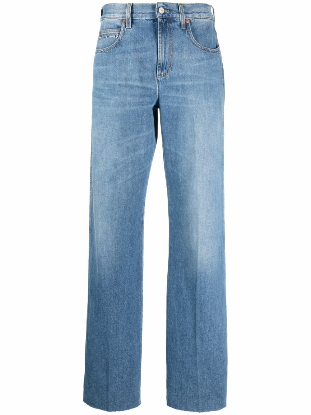 デニム・ジーパン GUCCI WIDE LEG DENIM COTTON JEANS GUCCI - Wide-leg Denim Cotton Jeans Gucci