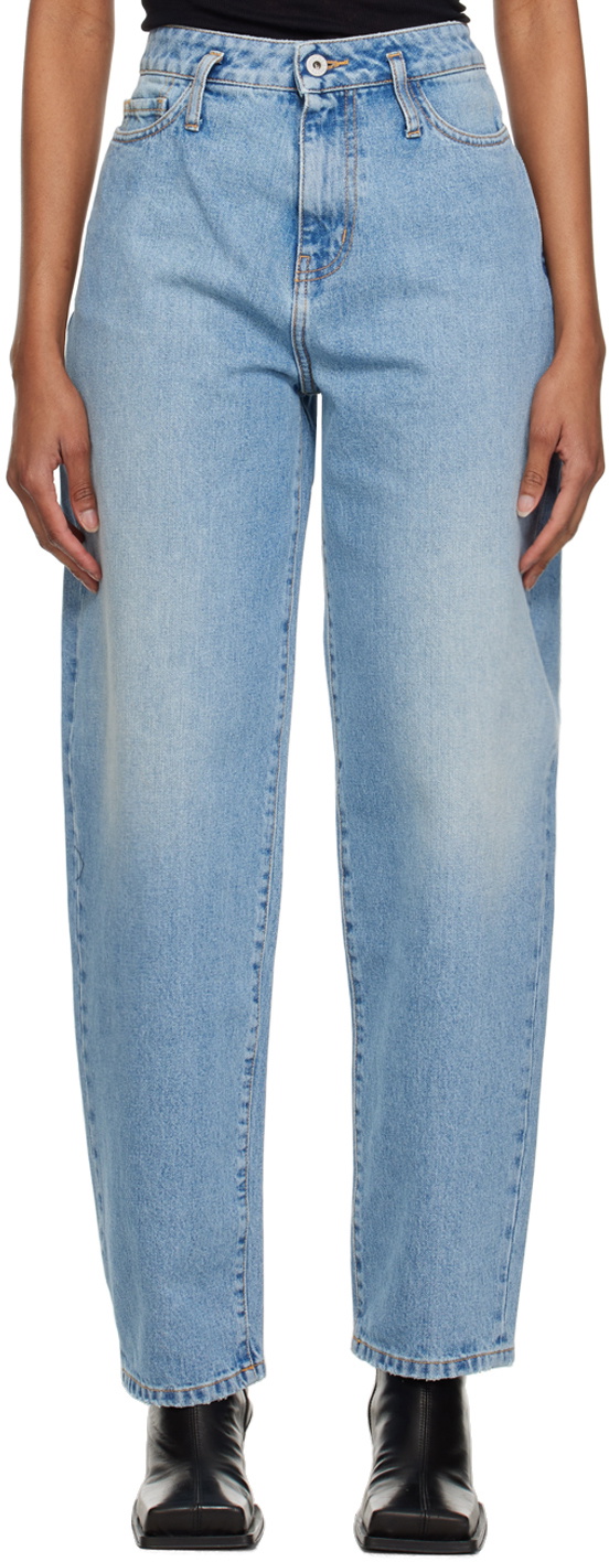 HALFBOY Blue Oversized Jeans