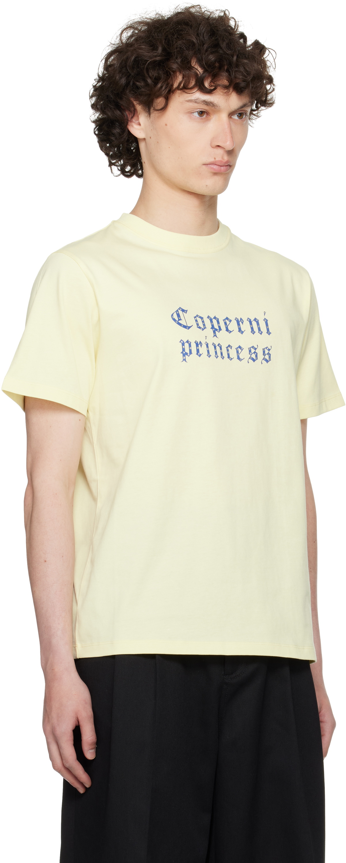 Coperni Yellow Disney 'Princess' Slim-Fit T-shirt Coperni
