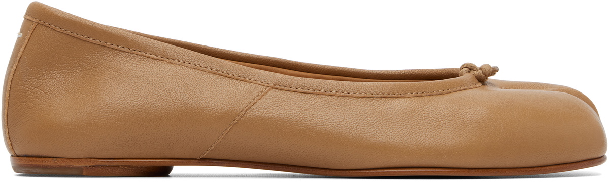 Maison Margiela Tan Tabi Ballerina Flats