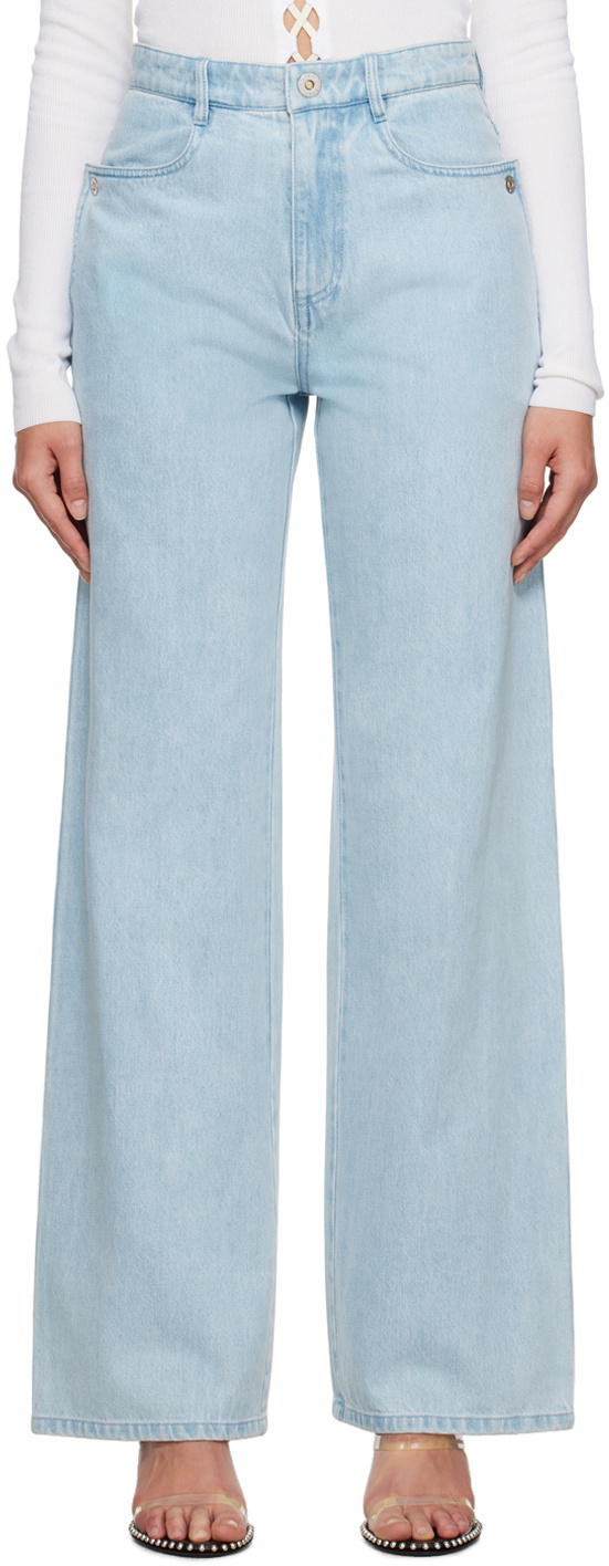 Dion Lee Blue Classic Jeans