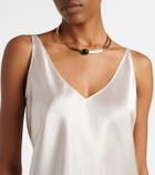 Dorothee Schumacher Sense Of Shine silk-blend satin top