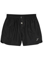 Jacquemus Le Short De Bain Puntini Shell Swim Shorts Black