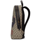 Gucci Beige GG Supreme XXV Hollywood Wolf Backpack