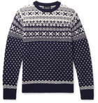 Howlin' - Mr Lawrence Fair Isle Wool Sweater - Blue