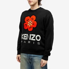 Kenzo Paris Men's Kenzo Boke Flower Crew Knit in Black