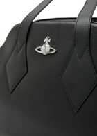 Vivienne Westwood Yasmine Large Grained Leather Tote bag - Black - One Size