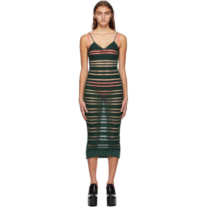 slim fit dress slacks Grace Dress in Green Gingham – Louise New York main image 1