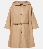 Loro Piana Belted wool and cashmere cape