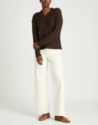 Manila Grace Womens Sweater Dark in Brown