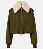Givenchy Shearling-trimmed jacket
