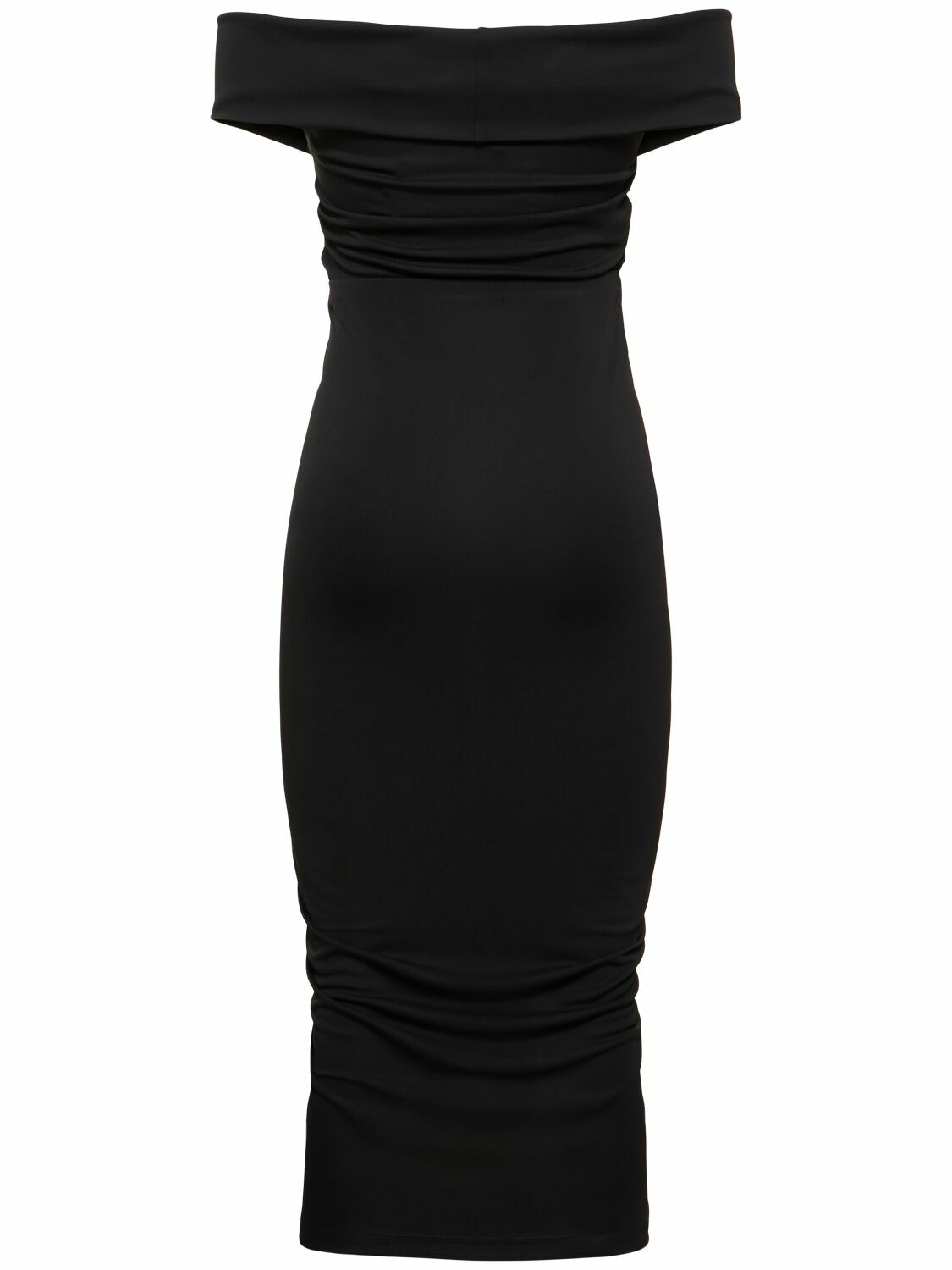 THE ANDAMANE Kendall Summer Stretch Jersey Midi Dress The Andamane