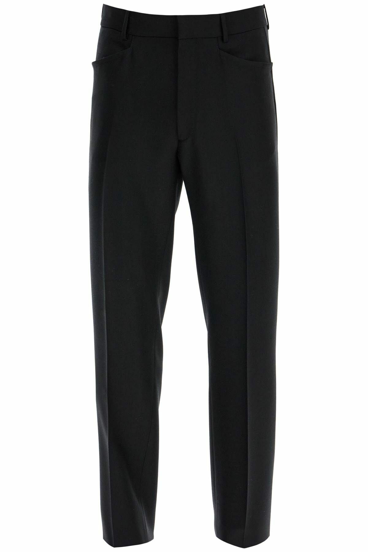 Tom Ford Women's Pleated Wool Trousers Black