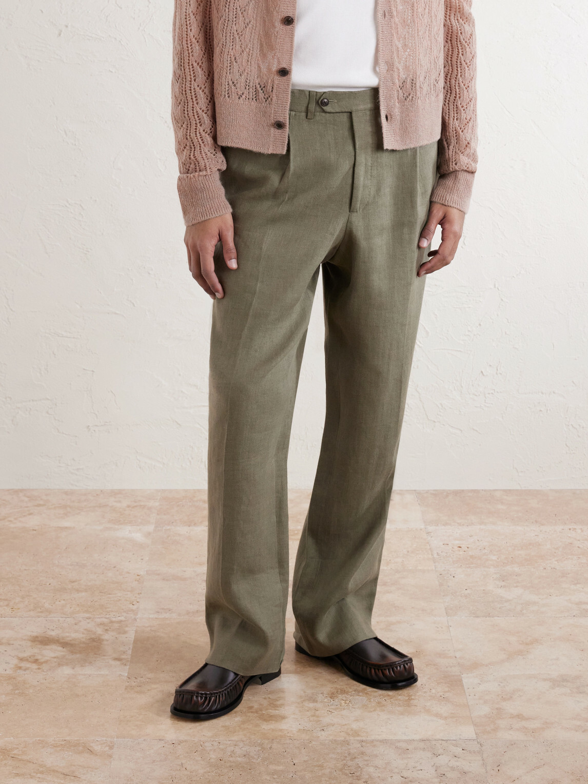 Dries Van Noten - Leather Loafers - Brown
