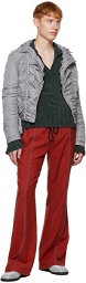 TheOpen Product SSENSE Exclusive Red Piping Lounge Pants