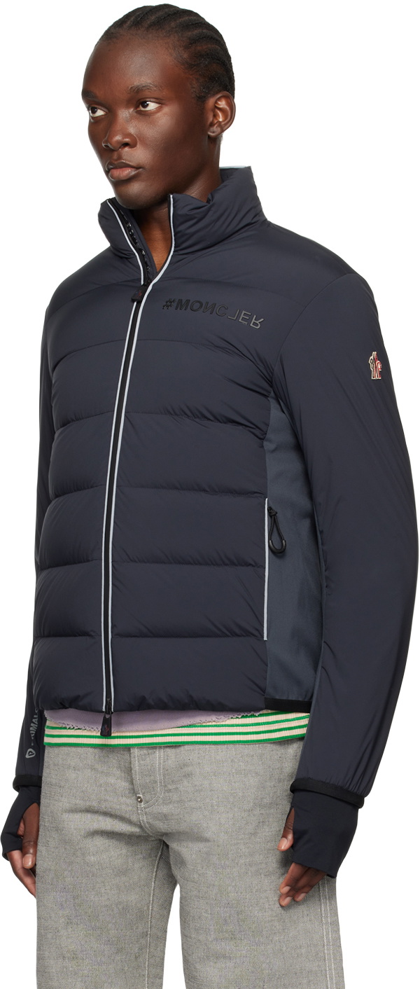 Moncler Grenoble Gray Pocol Mid Layer Down Jacket Moncler Grenoble