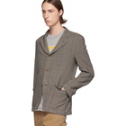 Junya Watanabe Brown Check Blazer