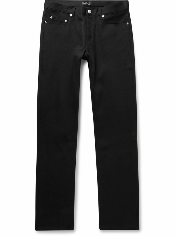 Photo: A.P.C. - New Standard Straight-Leg Jeans - Black