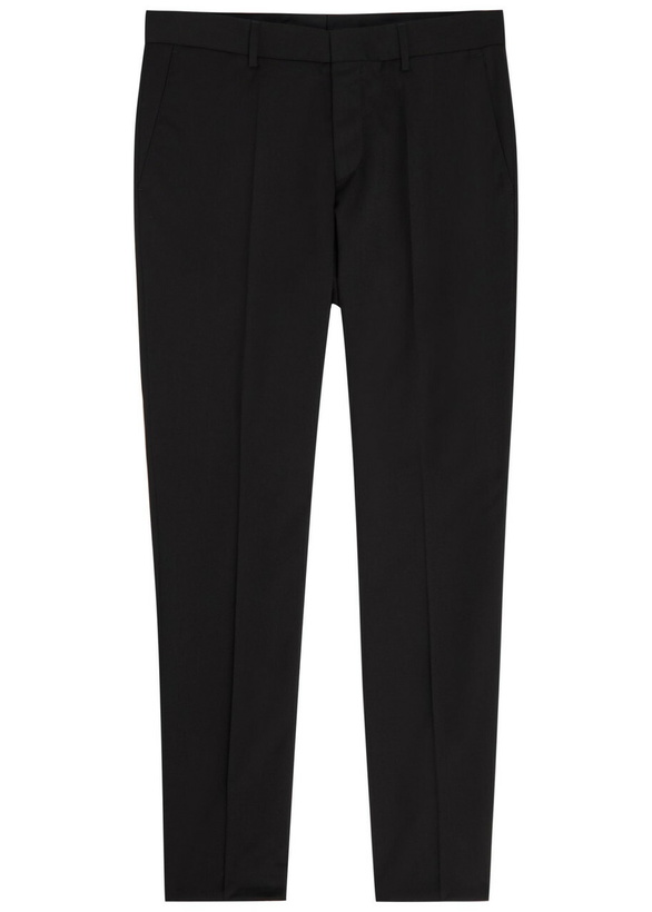 Photo: Boss Genius Slim-leg Wool Trousers Black