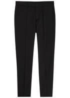 Boss Genius Slim-leg Wool Trousers Black