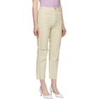 Amo White Loverboy High-Rise Straight Jeans