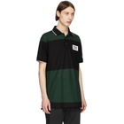 Burberry SSENSE Exclusive Black and Green Copland Polo