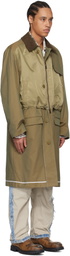 Andersson Bell Beige Bomber Mix Coat