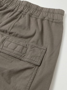 DRKSHDW by Rick Owens - Pods Organic Cotton-Jersey Drawstring Shorts - Gray