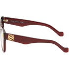 LOEWE Red Anagram Glasses