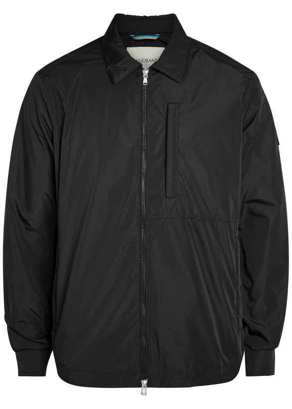 Photo: Sandbanks Logo-appliquéd Nylon Jacket Black