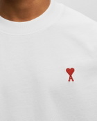 Ami Paris Ami De Coeur Longsleeve T Shirt White Longsleeves