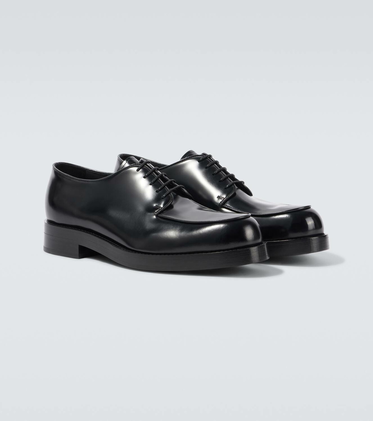 Prada Brushed leather Derby shoes Prada