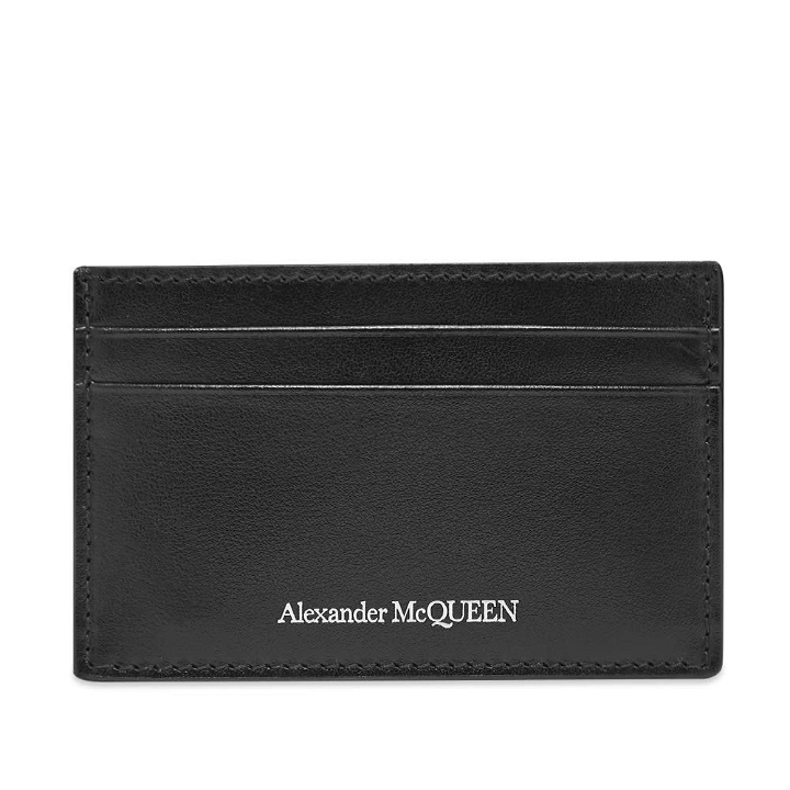 Photo: Alexander McQueen Leather Logo Card Holder