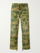 RRL - Straight-Leg Camouflage-Print Cotton Cargo Trousers - Green