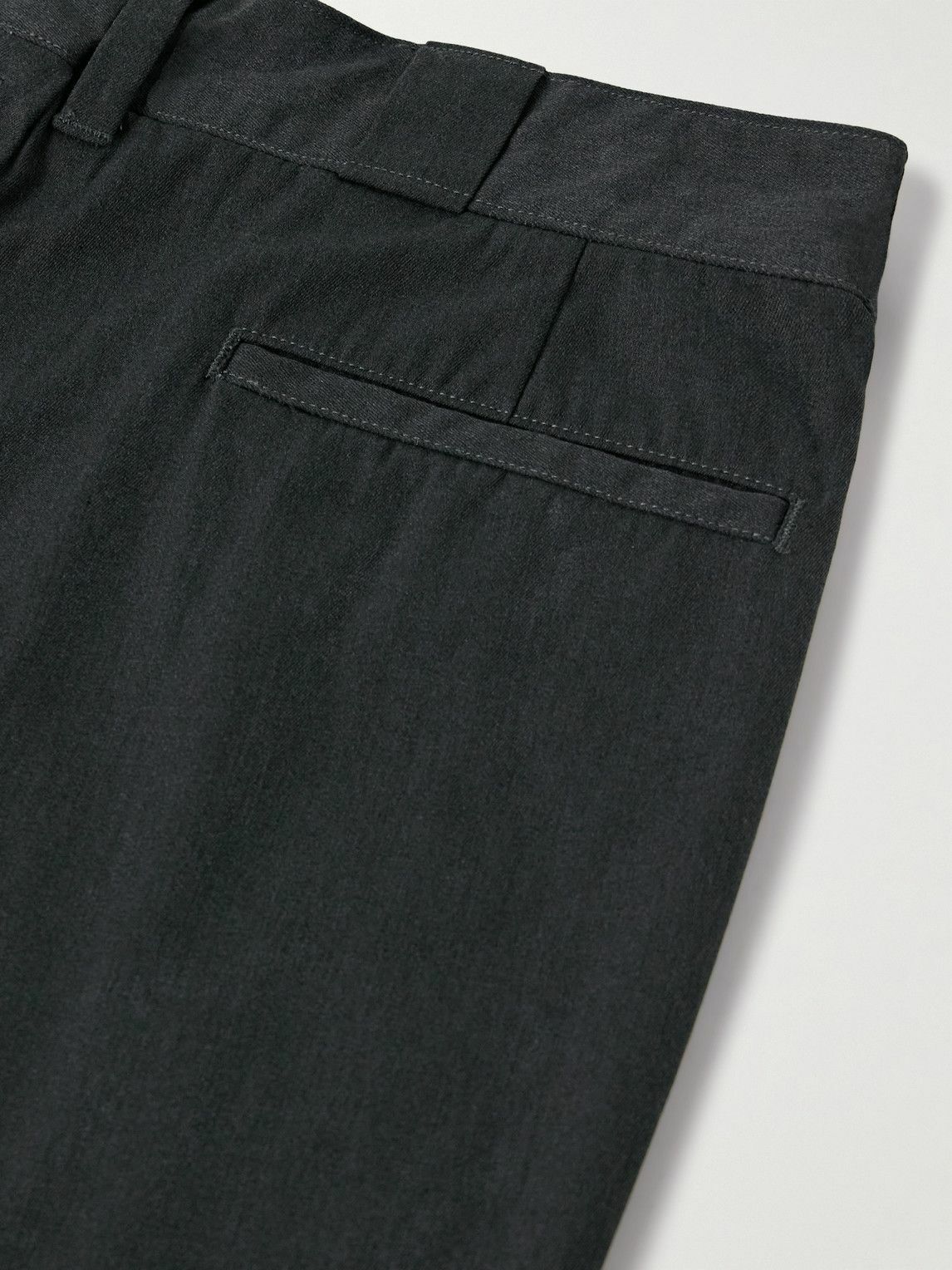 A.PRESSE - Work Straight-Leg Cotton-Blend Chinos - Gray