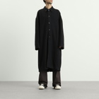 Rick Owens Men's Buttoned Brad Coat in Black