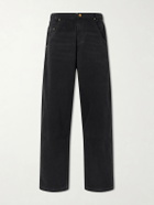 Willy Chavarria - Bad Boy Barrell-Leg Jeans - Black