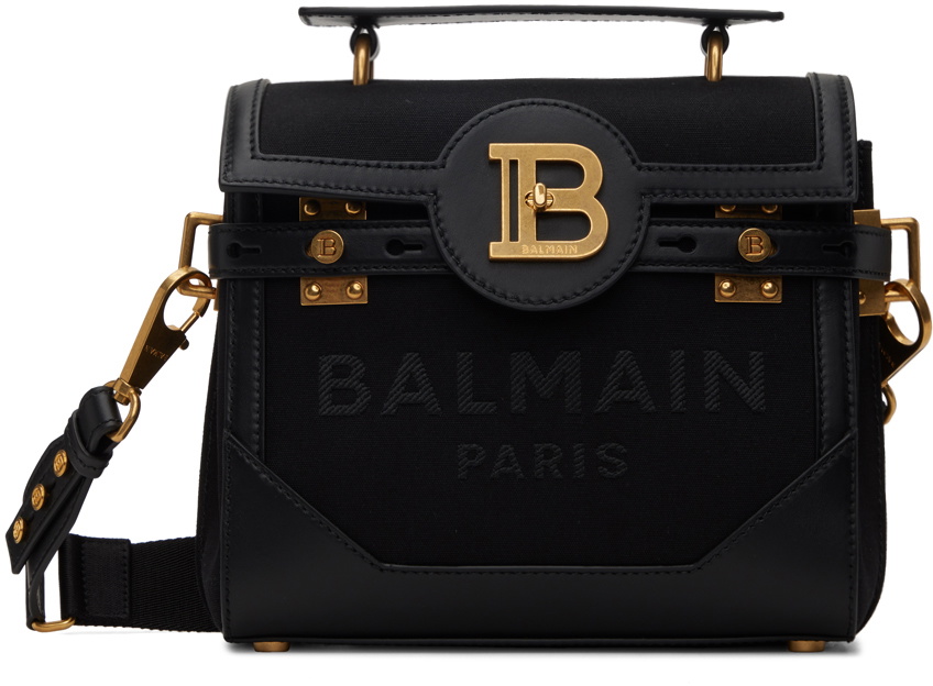 Balmain Black B-Buzz 23 Bag Balmain