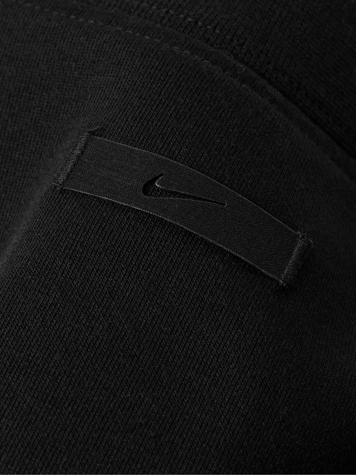 Nike - Sportswear Cotton-Blend Tech Fleece T-Shirt - Black Nike