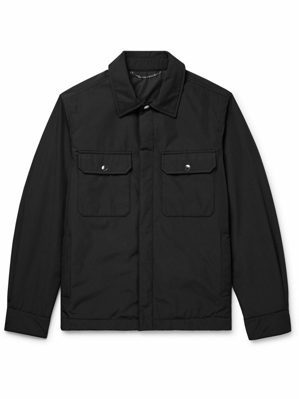 Photo: Canali - Padded Shell Shirt Jacket - Black