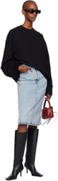 The Frankie Shop Black Talia Sweatshirt