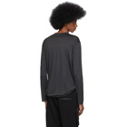 Satisfy Black Cloud Merino 100 Long Sleeve T-Shirt