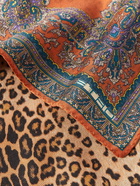 ETRO - Printed Silk-Twill Pocket Square