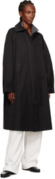 Cordera Black Relaxed Trench Coat