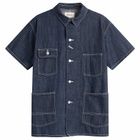 Beams Boy Women's Denim Short Sleeve top in Indigo