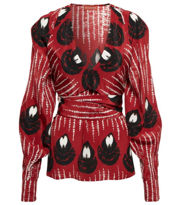 Photo: Altuzarra - Dagur printed silk blouse