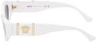 Versace White Medusa Legend Cat-Eye Sunglasses